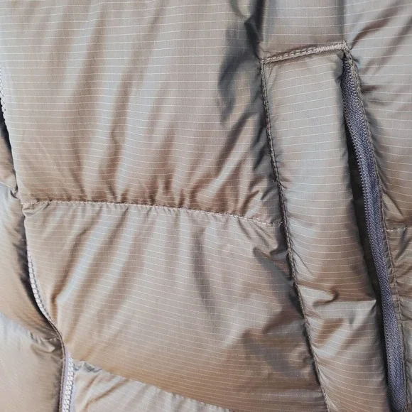 Lands' End Womens Wide Channel Down Jacket Down Filled Size S Blue Outdoors - Picture 3 of 14